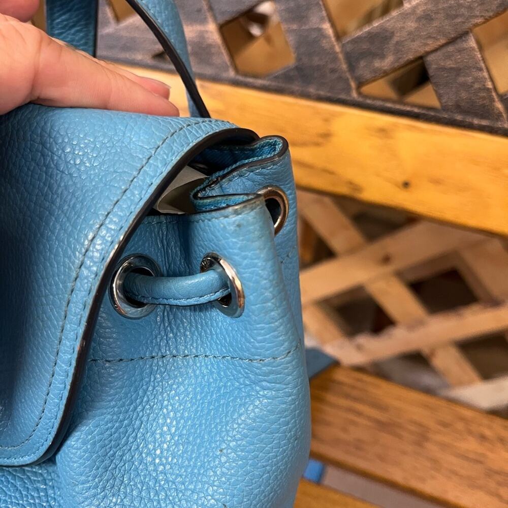Coach Blue Mini Backpack - Picture 7 of 10